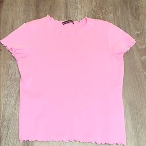 pink brandy melville shirt